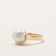 Tension Set Pearl Ring | SZ 7.75 | Sale