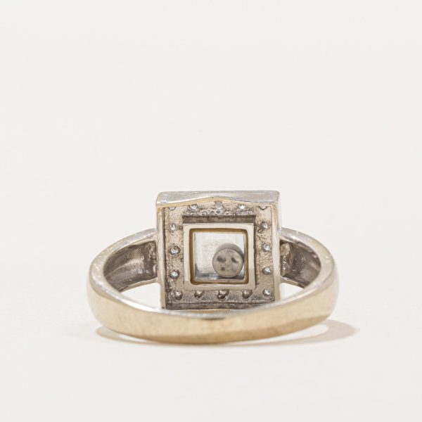 Floating Diamond Ring | 0.10ctw | SZ 6.25 | For Discount