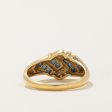 Sapphire & Diamond Ring | 0.50ctw, 0.05ctw | SZ 6.5 | on Sale