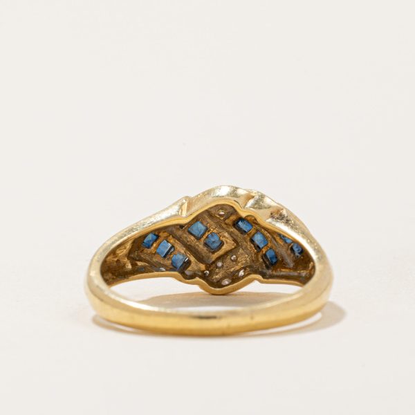 Sapphire & Diamond Ring | 0.50ctw, 0.05ctw | SZ 6.5 | on Sale