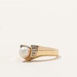 Pearl & Diamond Ring | 0.02ctw | SZ 6.75 | Discount