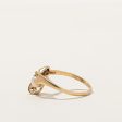 Offset Pearl & Diamond Ring | 0.01ct | SZ 5 | on Sale