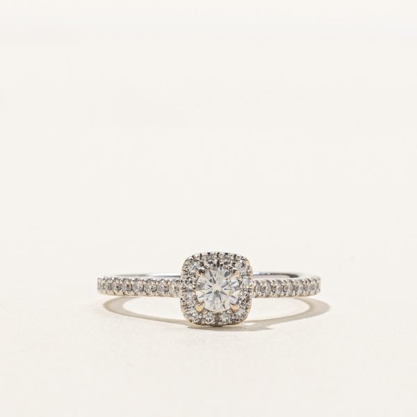 Halo Diamond Engagement Ring | 0.50ctw | SZ 7.5 | Online Hot Sale