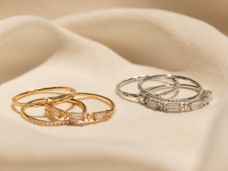 Diamond Stacking Ring Set Sale