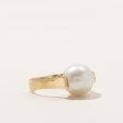 Tension Set Pearl Ring | SZ 7.75 | Sale