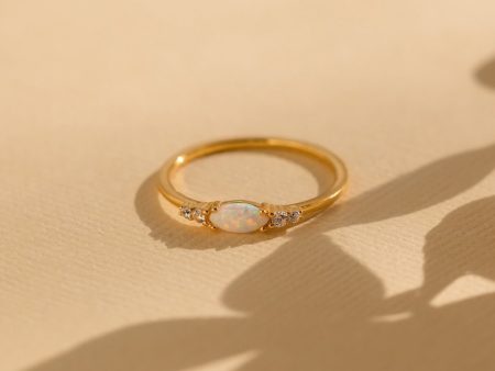 Marquise Opal Diamond Ring Online Sale