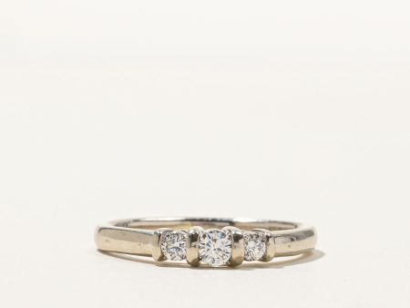 Three Stone Diamond Ring | 0.23ctw | SZ 7.5 | Online Sale