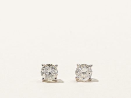 White Gold Diamond Studs | 0.44ctw | For Cheap