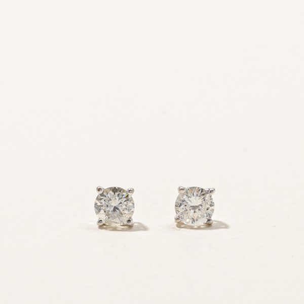 White Gold Diamond Studs | 0.44ctw | For Cheap