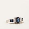 Sapphire & Diamond Ring | 1.25ctw, 0.16ctw | SZ 5.75 | Supply