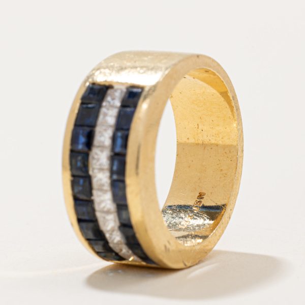 Sapphire & Diamond Band | 1.20ctw, 0.70ctw | SZ 6 | on Sale