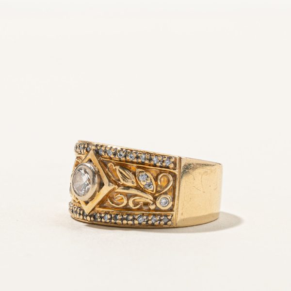 Filigree Diamond Ring | 0.43ctw | SZ 6.75 | Supply