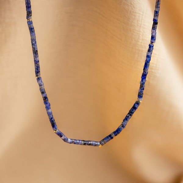 Tanzanite Beaded Necklace For Discount