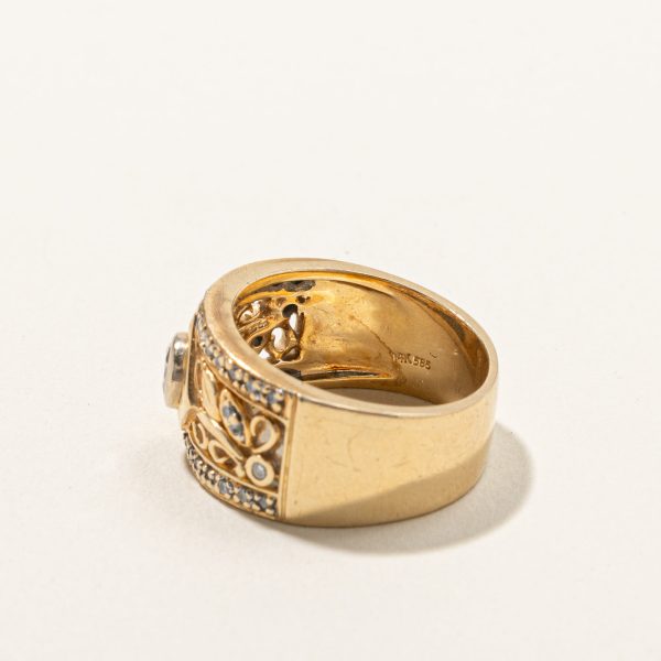 Filigree Diamond Ring | 0.43ctw | SZ 6.75 | Supply