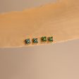 Ivy Flower Birthstone Studs on Sale