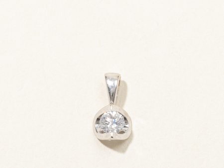 Tension Set Diamond Pendant | 0.29ct | For Sale