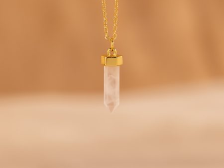 Rose Quartz Necklace Cheap