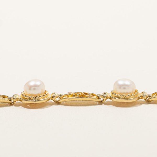 Pearl Chain Bracelet | 7.5 | Cheap