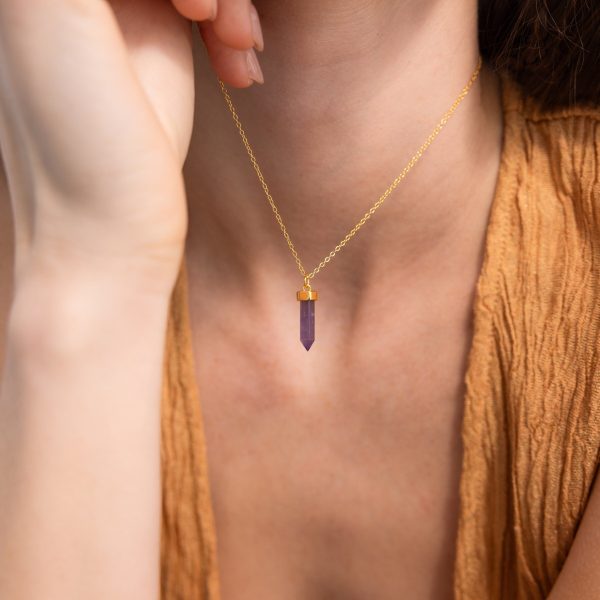 Amethyst Quartz Necklace Supply