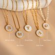 Pearl Initial Disc Necklace Supply