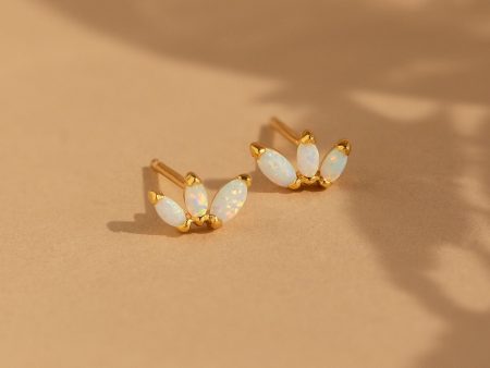 Opal Marquise Studs Fashion