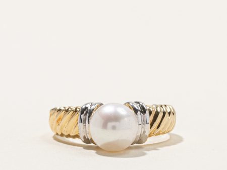 Textured Pearl Ring | SZ 9.25 | on Sale