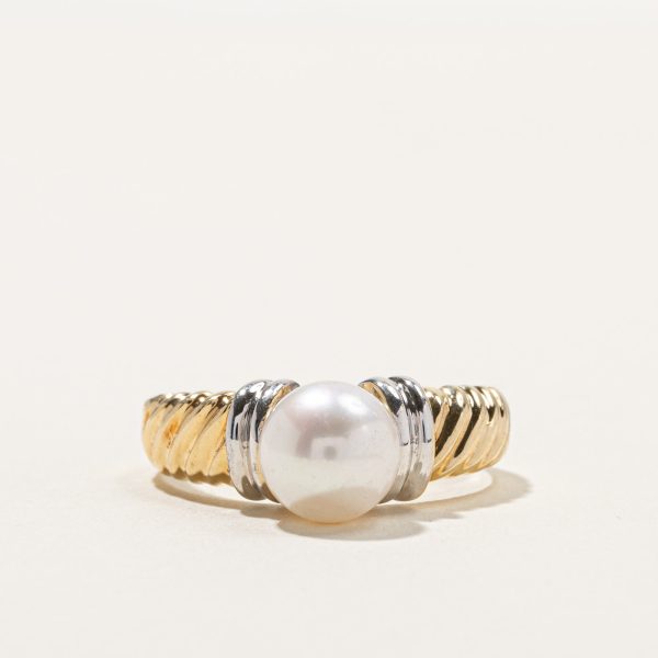 Textured Pearl Ring | SZ 9.25 | on Sale