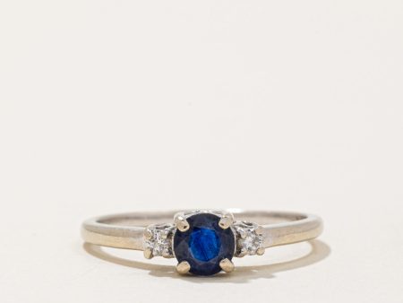 Sapphire & Diamond Ring | 0.30ct, 0.07ctw | SZ 6.75 | Online