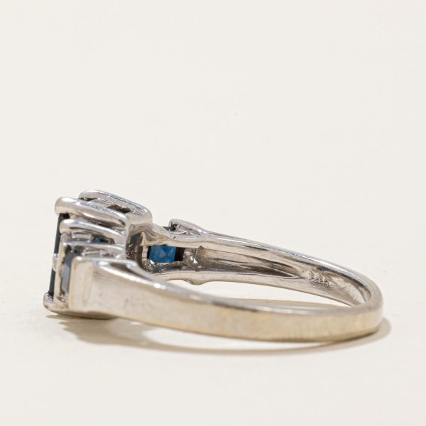 Sapphire & Diamond Ring | 1.25ctw, 0.16ctw | SZ 5.75 | Supply