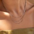 Triple Box Chain Necklace For Sale