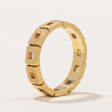 Italian 18k Yellow Gold Band | SZ 6.5 | Supply