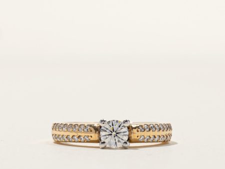 Solitaire with Accents Diamond Ring | 0.58ctw | SZ 6 | Hot on Sale