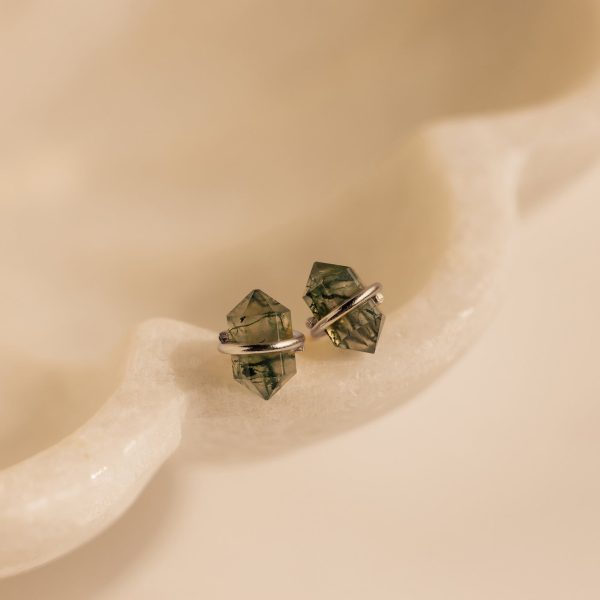 Herkimer Agate Studs Hot on Sale