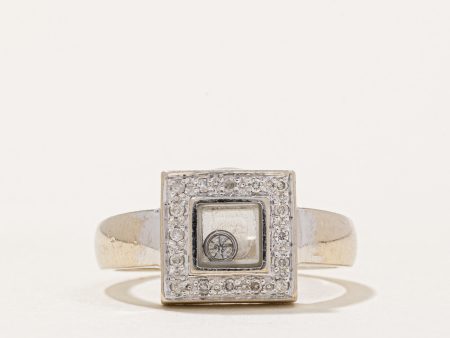 Floating Diamond Ring | 0.10ctw | SZ 6.25 | For Discount