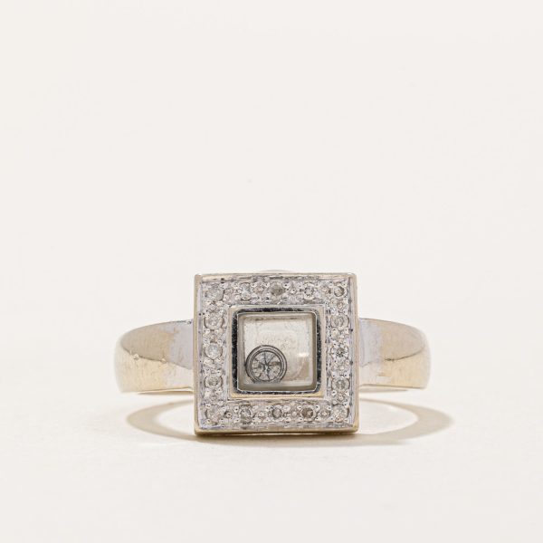 Floating Diamond Ring | 0.10ctw | SZ 6.25 | For Discount