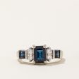 Sapphire & Diamond Ring | 1.25ctw, 0.16ctw | SZ 5.75 | Supply