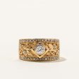 Filigree Diamond Ring | 0.43ctw | SZ 6.75 | Supply