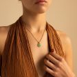 Jade Oval Pendant Necklace Hot on Sale