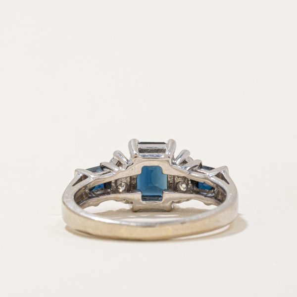 Sapphire & Diamond Ring | 1.25ctw, 0.16ctw | SZ 5.75 | Supply