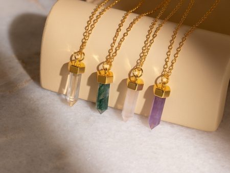 Crystal Quartz Necklaces Cheap