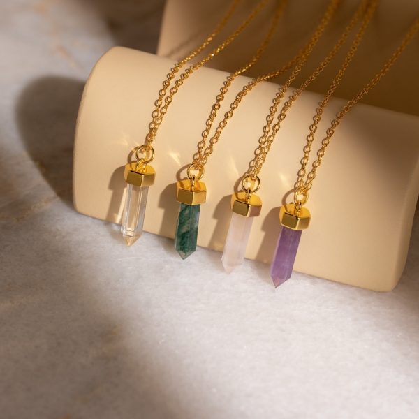 Crystal Quartz Necklaces Cheap