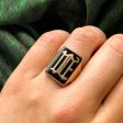 Onyx Signet Ring | 3.00ct | SZ 6.5 | Online