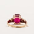 Synthetic Ruby Cocktail Ring | 4.70ct | SZ 7 | Online