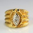 Marquise Diamond Serpent Ring | 0.70 ct, SZ 6.25 | Hot on Sale