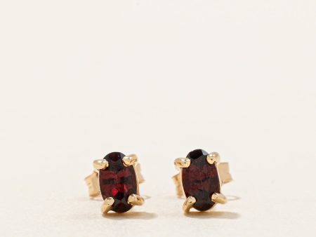 Garnet Stud Earrings | 0.50ctw | Supply