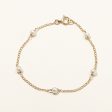 Pearl Chain Bracelet | 8 | Sale