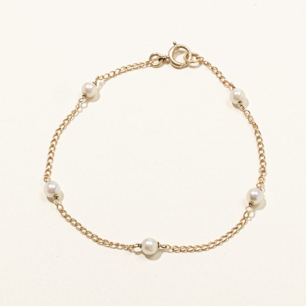 Pearl Chain Bracelet | 8 | Sale