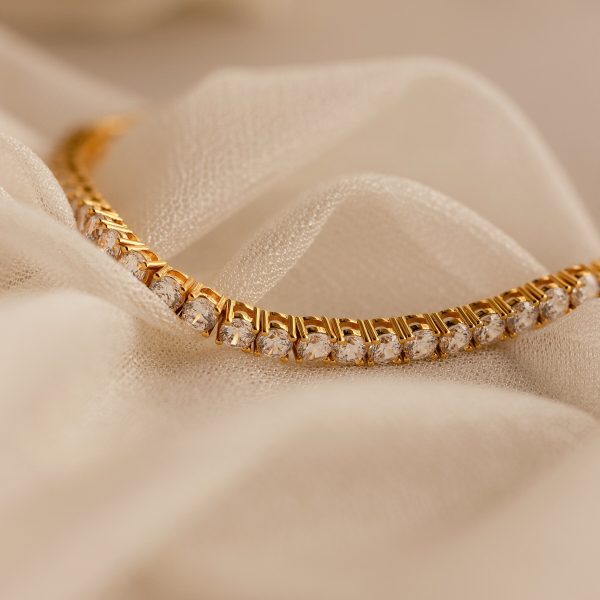 Bold Diamond Tennis Bracelet Online now