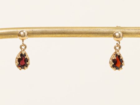 Garnet Drop Earrings | 0.80ctw | Online Sale