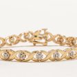 Illusion Set Light Brown Diamond Bracelet | 0.38ctw | 7  | Online Sale